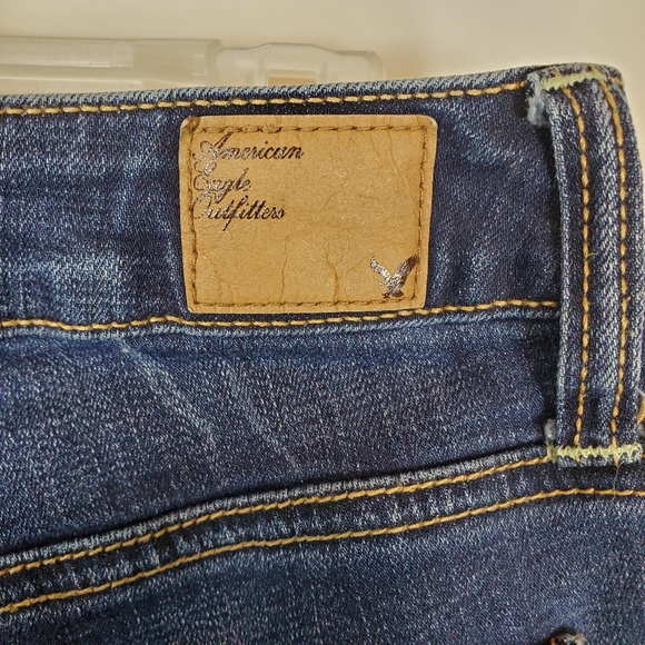 @American Eagle Woman Jeans Sz 4 Boyfit Stretch - Picture 5 of 5